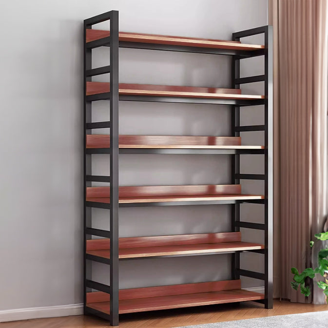 GAR005 - Metal Floor-Standing Storage Rack–Industrial Display Shelf & Bookshelf image 0