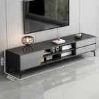 TV006 - Dark Simple Modern Living Room TV Cabinet image 4