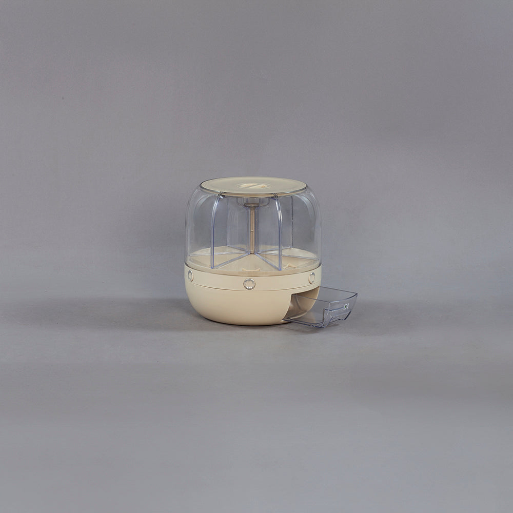 BOX001 - Divided Rotating Grain Rice Storage Box image 12