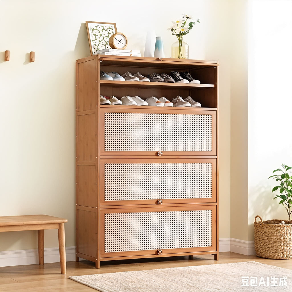SOCE074 - BambooLoom Grand Entry Shoe Cabinet image 8