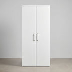 WCK024 - White Kitchen Pantry Cabinet with Shelves & Multi-Storage Compartments image 3