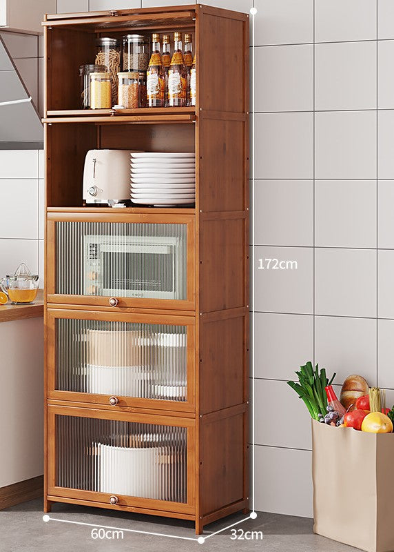 WCK002-Kitchen Cabinet with Clear Doors image 4