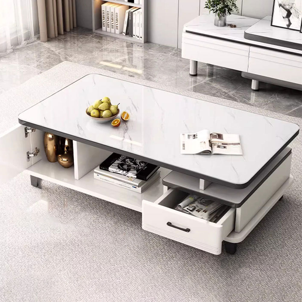 EDB010 Craftsman Exquisite Marble Texture Coffee Table image 0