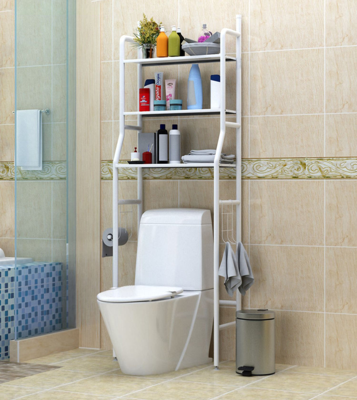 TS001 - Bathroom storage shelf image 3