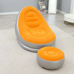 ARM003 - Power Cable-Free Build-in Pump Air Sofa with Footrest image 2