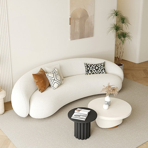 SOB033 - Trendy Minimalist Cloud Curve Sofa image 1