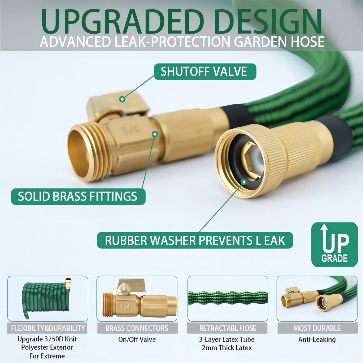 WP002 - Expandable Garden Water Hose image 1