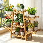 PS048 - Bambreeze Multiple Sizes Bamboo Plant Stand image 3