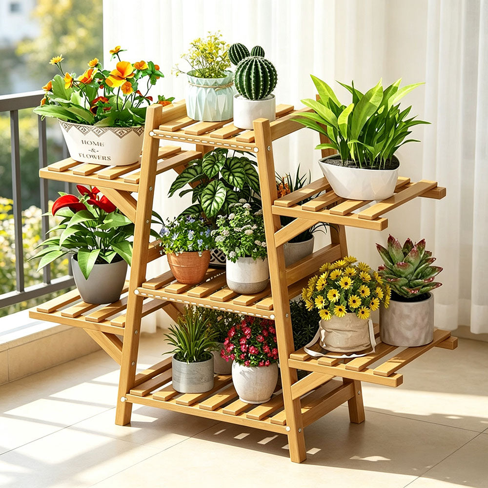 PS048 - Bambreeze Multiple Sizes Bamboo Plant Stand image 3
