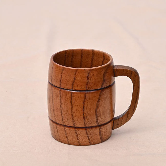 CUP008 - Rustic Wooden Water Cup image 0