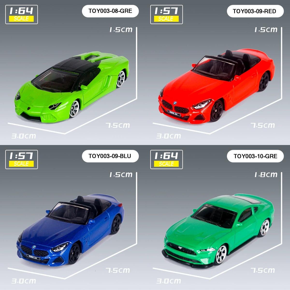 TOY003 - Diecast Car Model Collection – Realistic Miniature Vehicles image 1