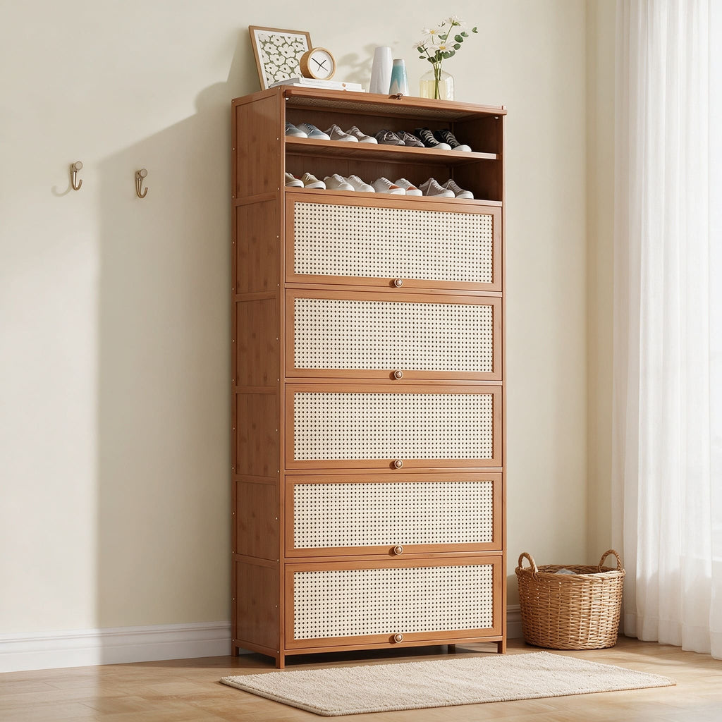 SOCE074 - BambooLoom Grand Entry Shoe Cabinet image 0