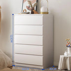 CBD029 - Elegant Drawer Dresser in White | Modern Storage Chest image 1