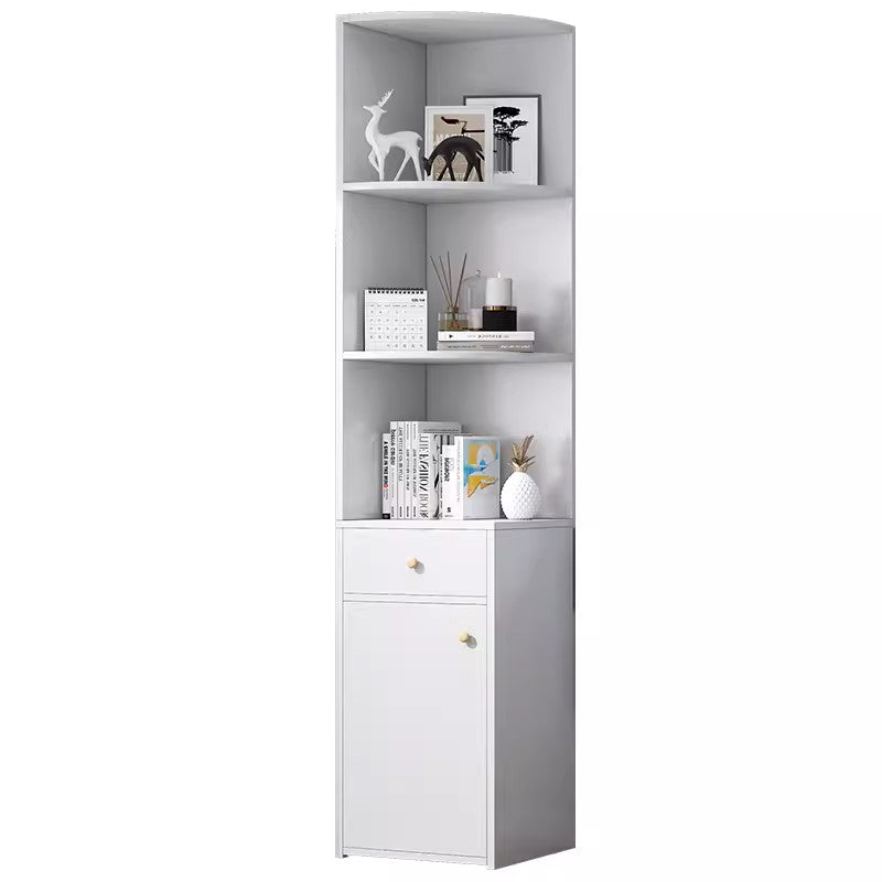 CC051-Multifunctional Corner Cabinet Shelf with Drawer image 0