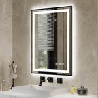 LM002 - Framed LED Bathroom Mirror image 1