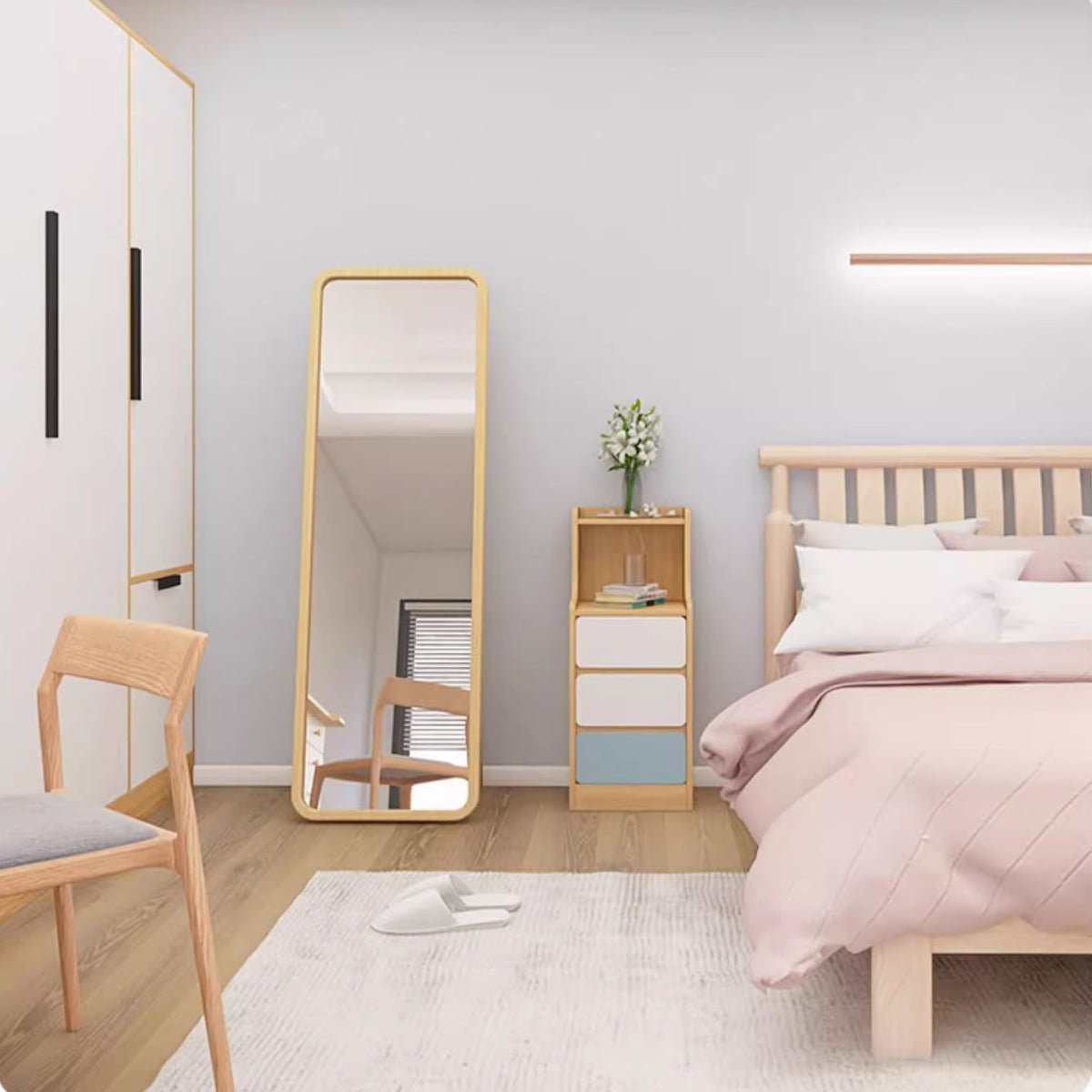 CBD013 - Contemporary Compact Nightstand image 3