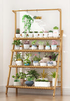 PS005 Bamwood Balcony Floor Stand Rack image 6