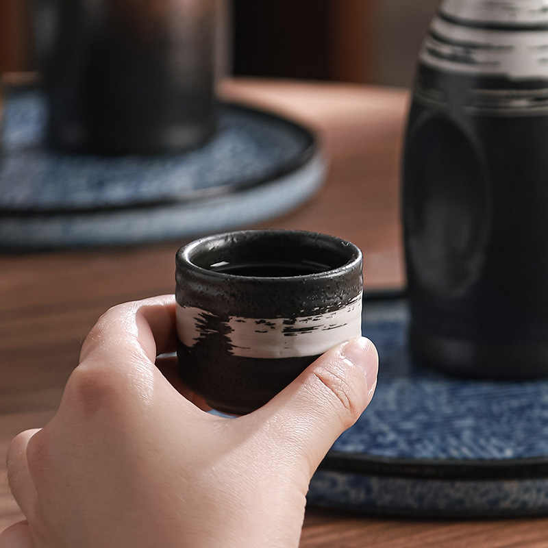 CUP002 - Japanese Style Ceramic Tea Cup Sake Cup image 2