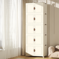 BS026 - Installation-Free Solid Color Multi-Layer Storage Cabinet image 0
