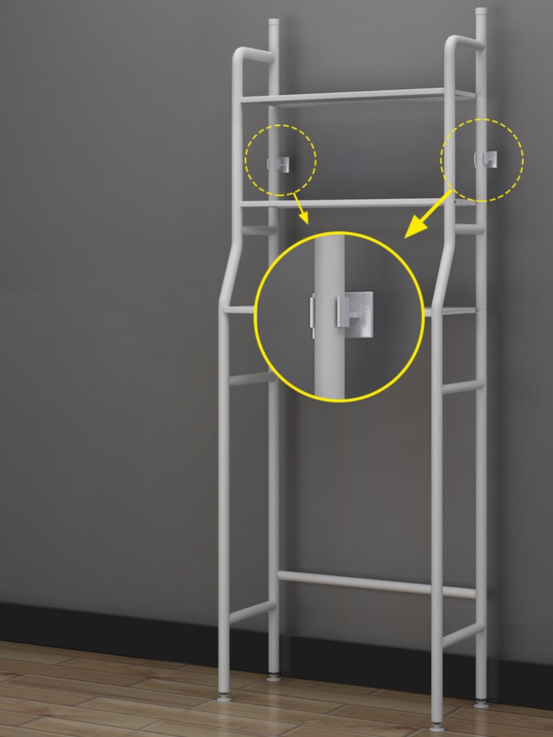 TS001 - Bathroom storage shelf image 2