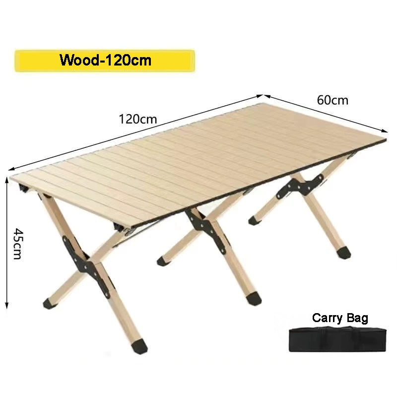 ODS004 - Carbon Steel Folding Camping Table – Roll-Up Outdoor Picnic Table image 5