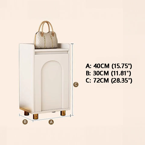 SOCE037 - Cream Style Entry Door Shoe Changing Stool & Shoe Cabinet image 5