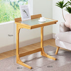 ST011 - Bamboo Sofa Side Table – Small Living Room End Table image 0