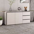 WCK018 - Modern Light-Luxury Lacquered Sideboard Cabinet with Drawers image 0