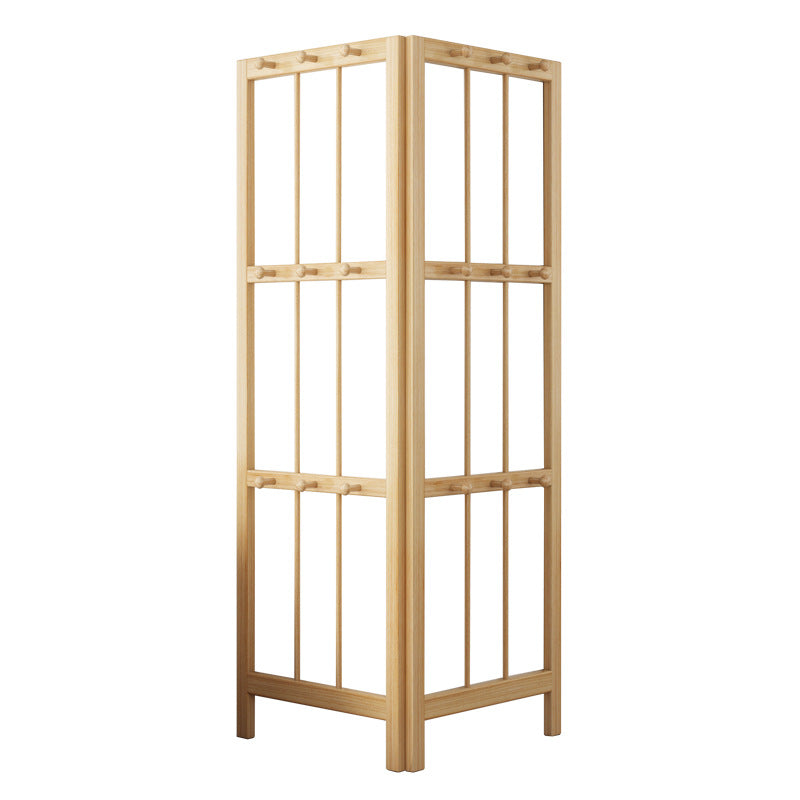 WH014 - Corner clothes rack, solid wood, space-saving for bedroom entryway image 0