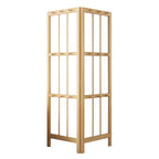 WH014 - Corner clothes rack, solid wood, space-saving for bedroom entryway image 0