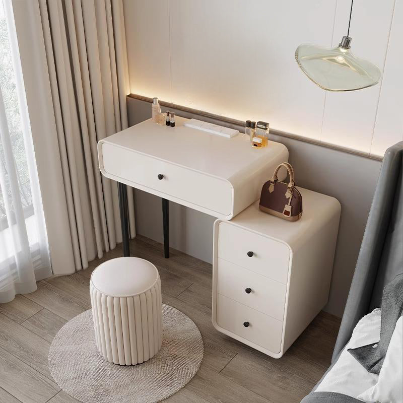 DR009 - Solid Wood Dressing Makeup Table with Side Cabinet image 4