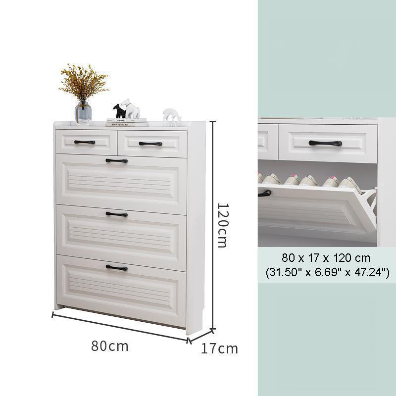 SOCE009 - Simply Modern Shoe Cabinet with Drawer and Top Storage image 10