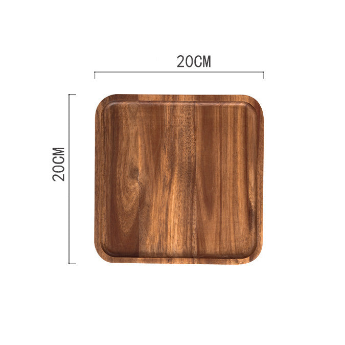 TRAY002 - Wooden Serving Tray | Snack & Tea Plate image 5