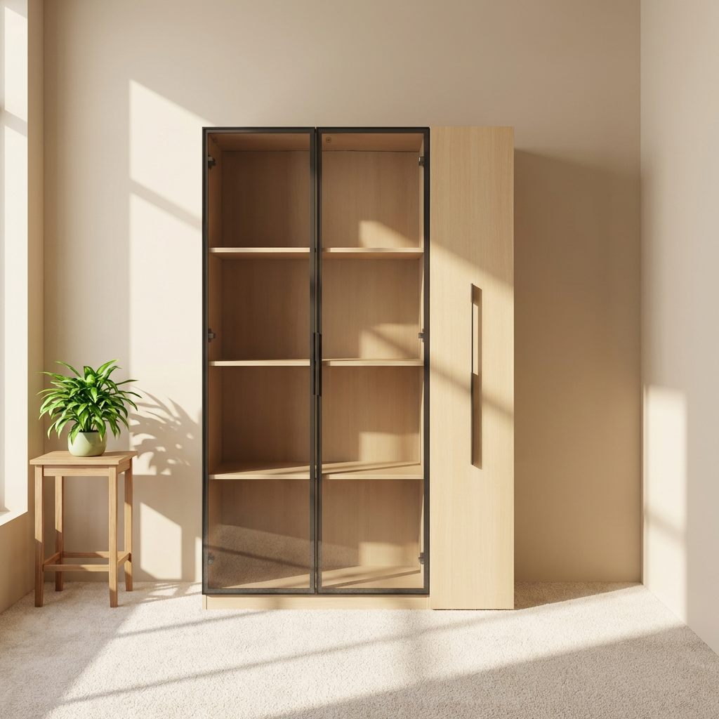 BS054 - Modern Nordic Display Cabinet & Storage image 3