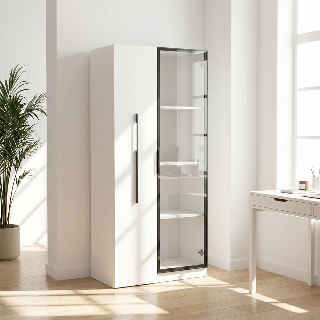 BS054 - Modern Nordic Display Cabinet & Storage image 2