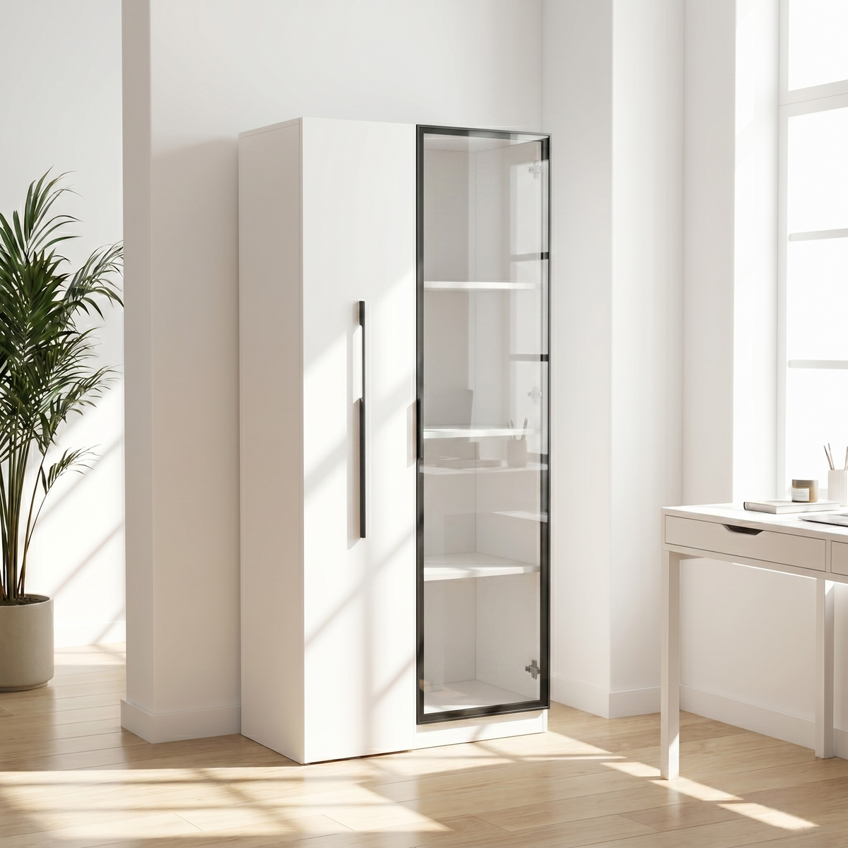 BS054 - Modern Nordic Display Cabinet & Storage image 2
