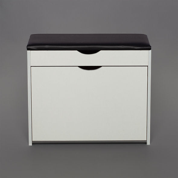 SOCE056 - Spacious Shoe Organizer Bench with Cushioned Top image 6