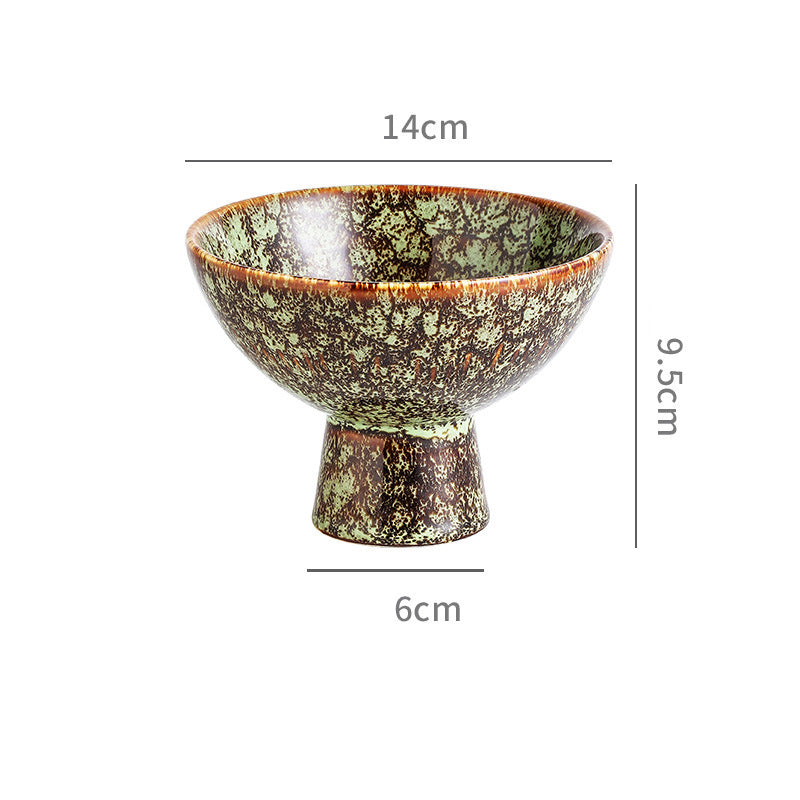 BOWL006 - Vintage Ceramic Pedestal Dessert & Snack Bowl image 7