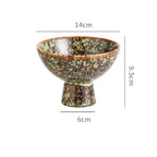 BOWL006 - Vintage Ceramic Pedestal Dessert & Snack Bowl image 7