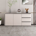 WCK018 - Modern Light-Luxury Lacquered Sideboard Cabinet with Drawers image 1