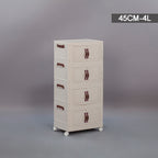BS026 - Installation-Free Solid Color Multi-Layer Storage Cabinet image 6