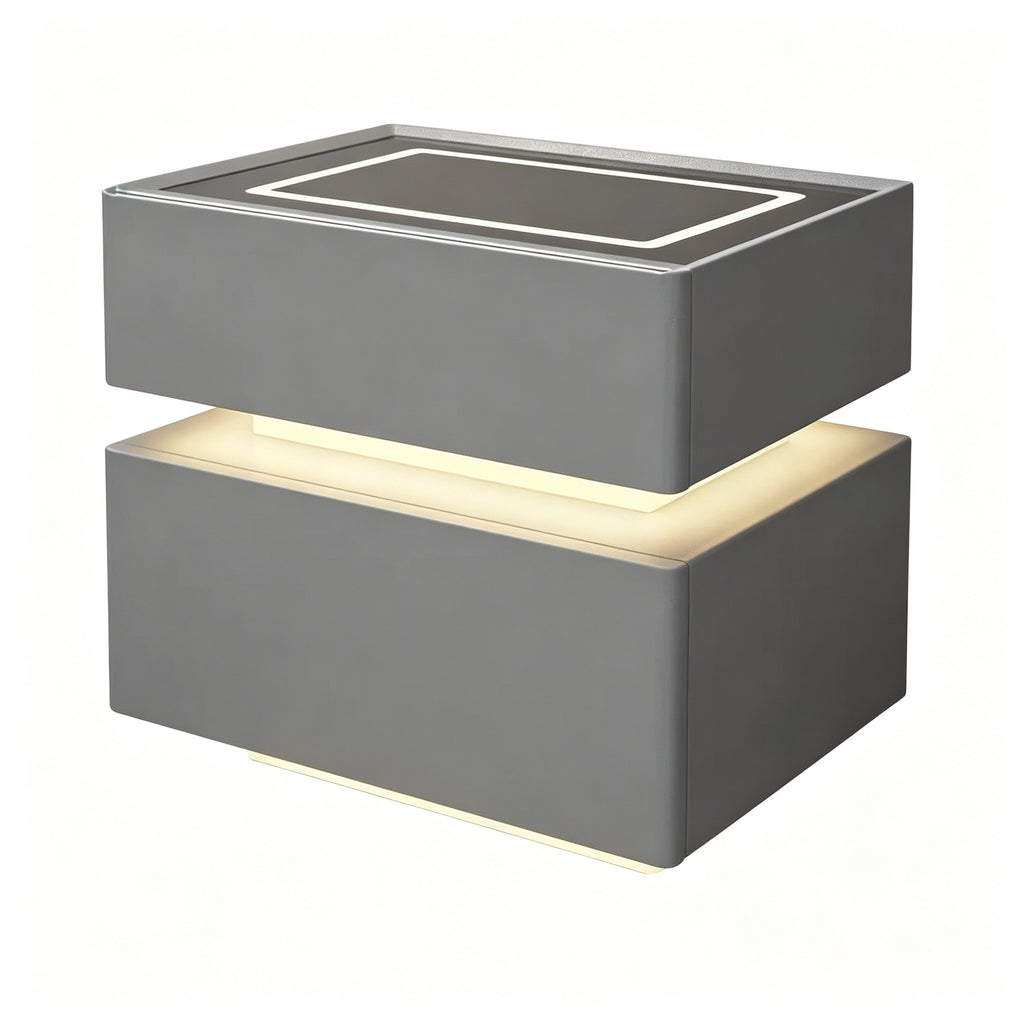 CBD035 - Smart LED Bedside Table with Wireless Charging & AdjustableLighting image 3