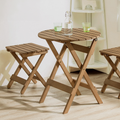 LDF009 - Portable Simple Round Dining Table and Chairs image 0