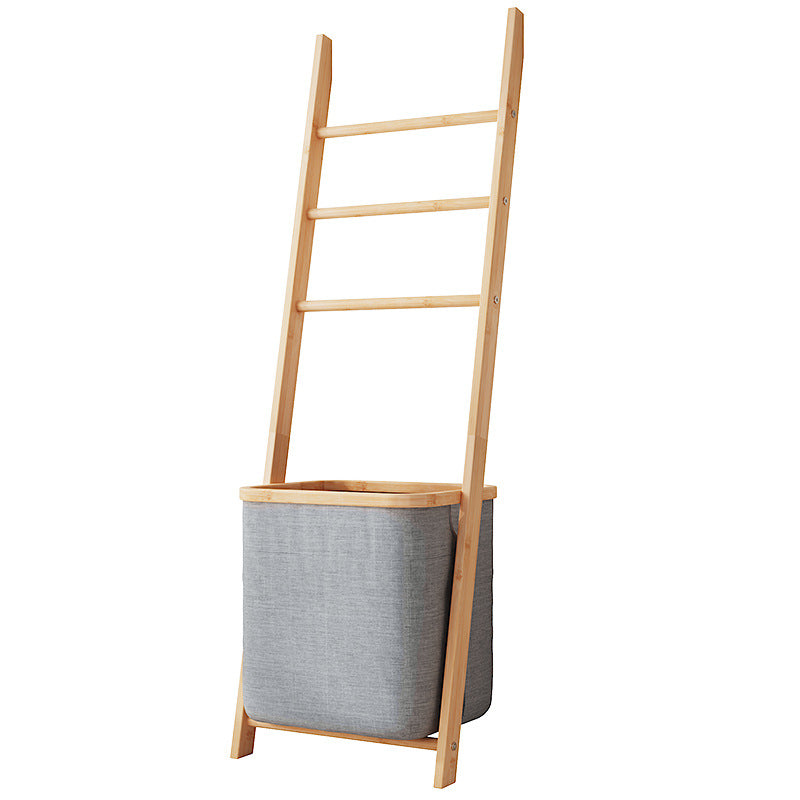 WS002 - Wall-leaning Laundry Hamper Storage Shelf image 0
