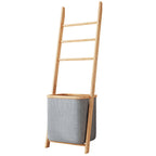 WS002 - Wall-leaning Laundry Hamper Storage Shelf image 0