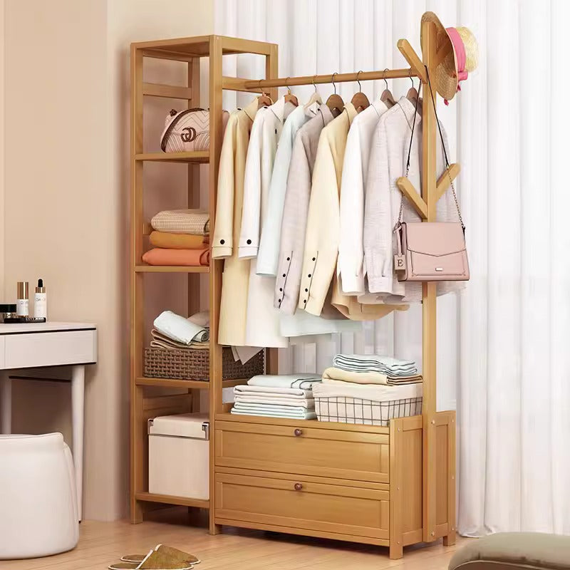 CC003 - Wood Closet Hanger Rack image 0