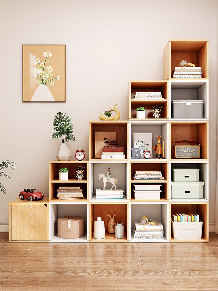 BS010 Craftsman Home Office Multi-purpose Storage Cube Box free combination image 0