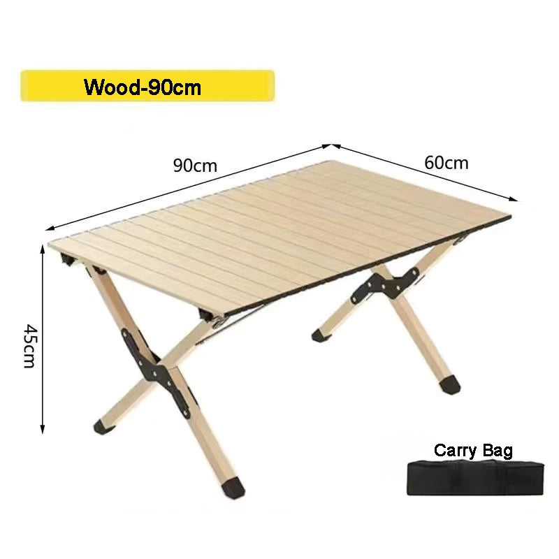 ODS004 - Carbon Steel Folding Camping Table – Roll-Up Outdoor Picnic Table image 4