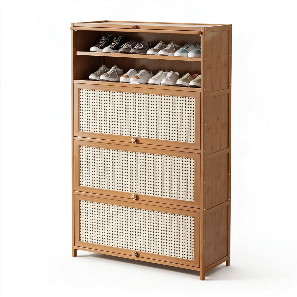 SOCE074 - BambooLoom Grand Entry Shoe Cabinet image 7