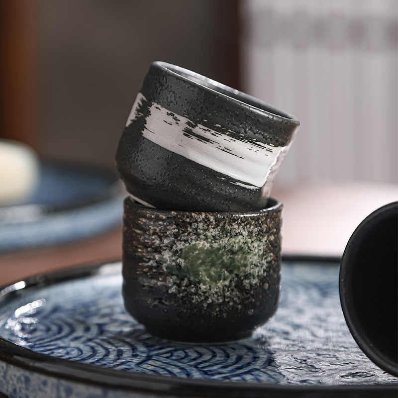 CUP002 - Japanese Style Ceramic Tea Cup Sake Cup image 0